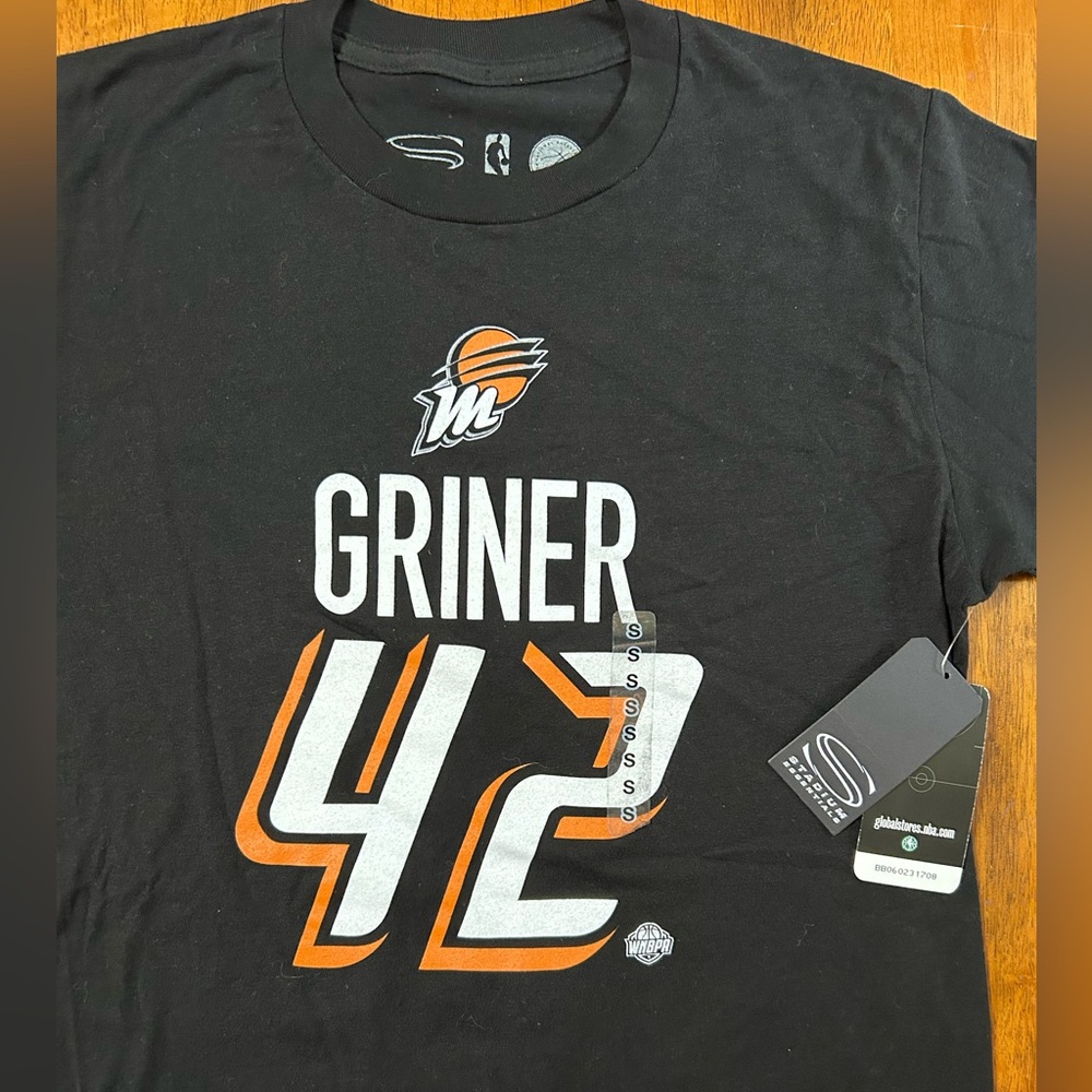 Phoenix Mercury WNBA Shirt | Brittney Griner #42 Tee | Women Small |NBA Licensed - Picture 3 of 11